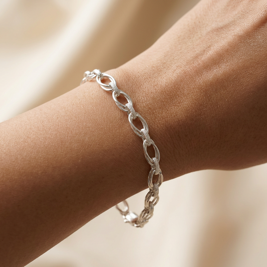 silver bracelet