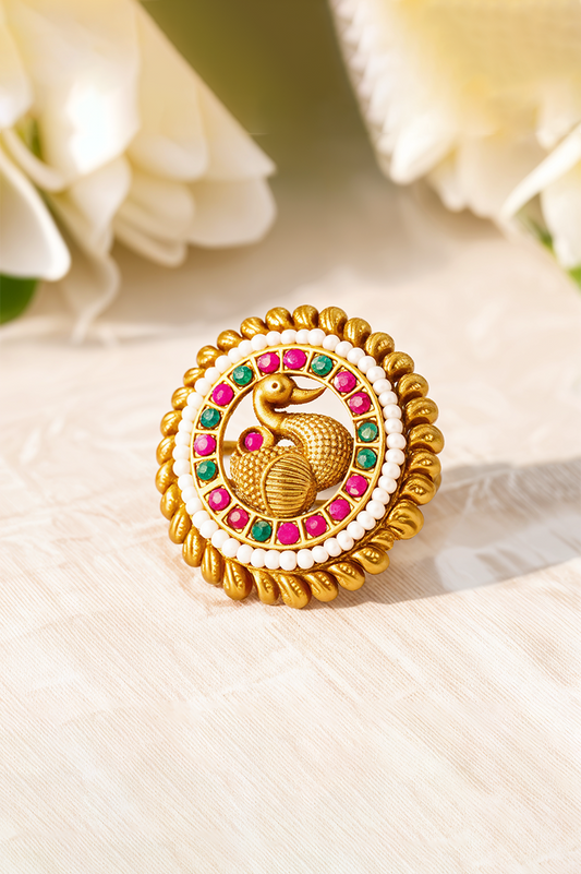 Rajsi Morni Antique Ring