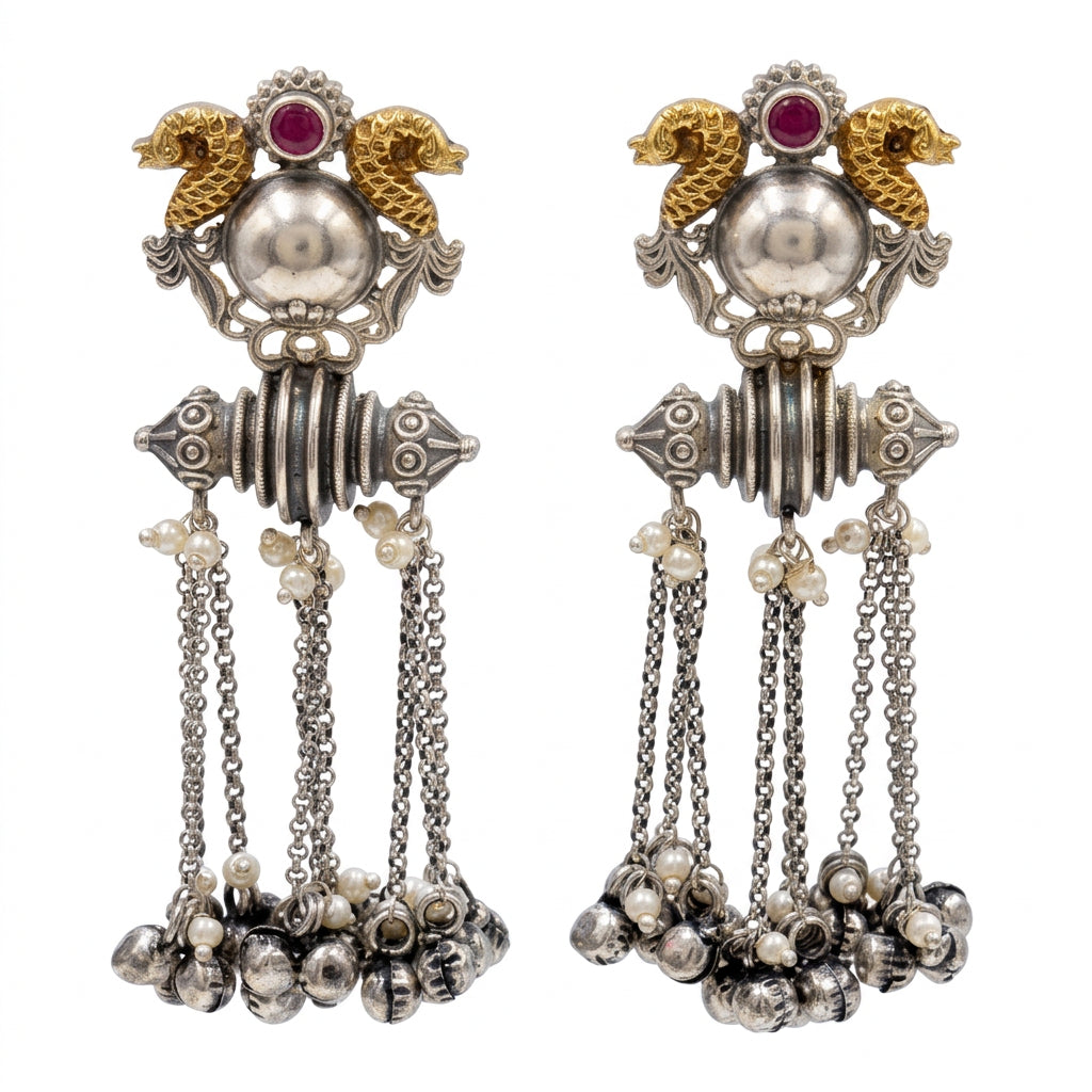 Oxidised Earrings