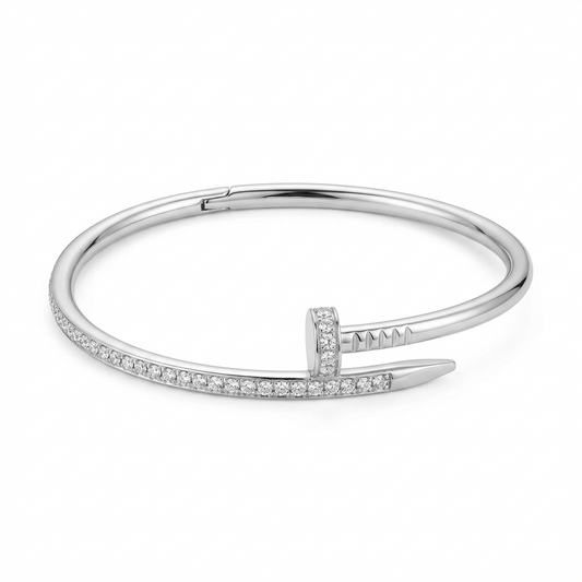 silver kada bracelet
