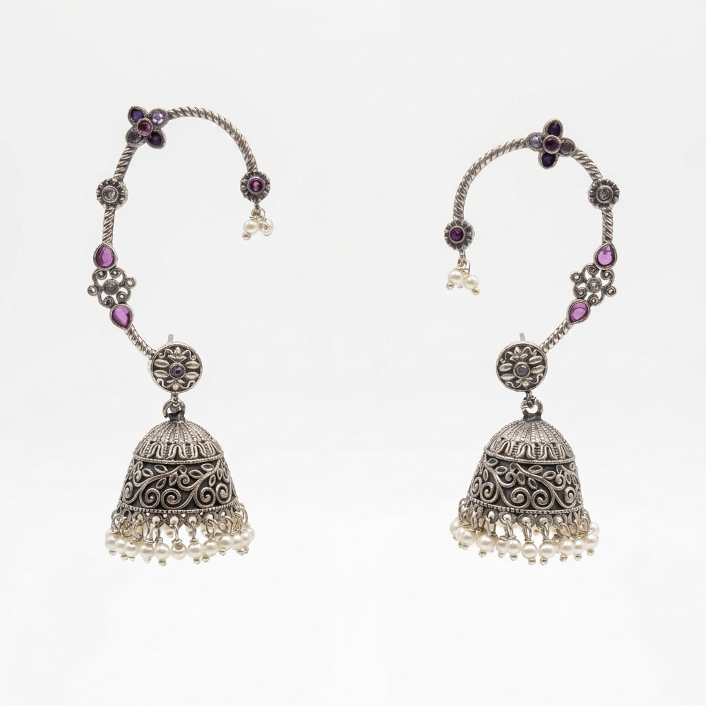 Oxidised Earcuffs