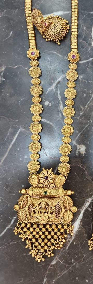 Temple long Necklace Set