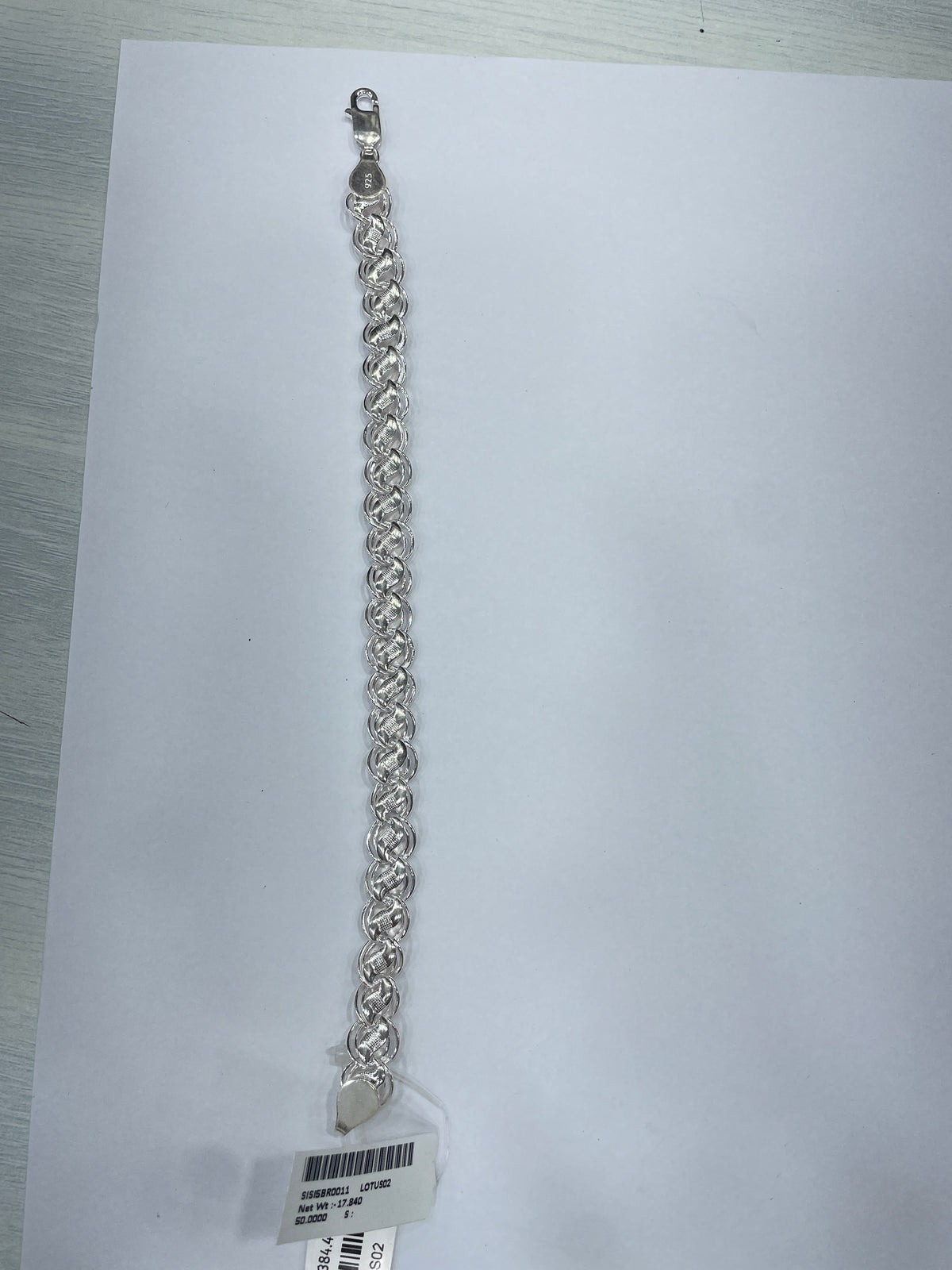 silver bracelet