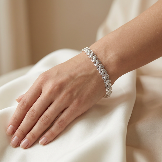 silver bracelet