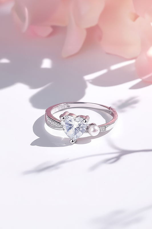 Aurora Kiss 92.5 Sterling Silver Ring