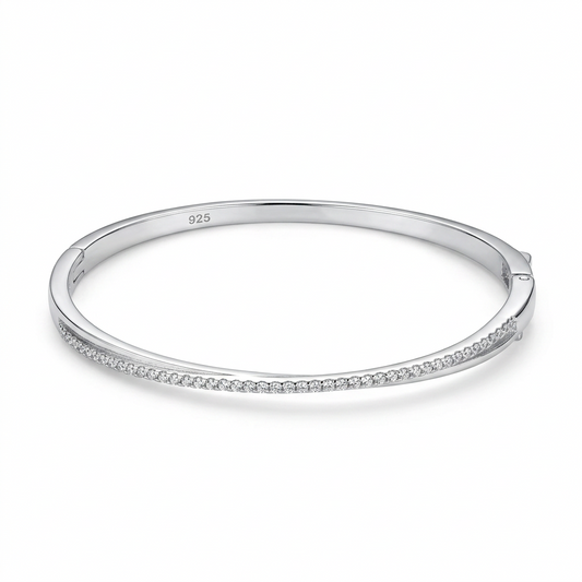 silver kada bracelet