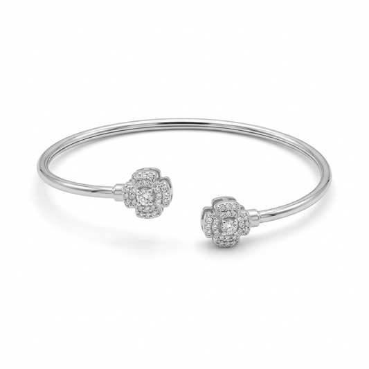 silver kada bracelet