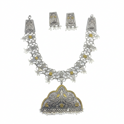 Oxidised necklace