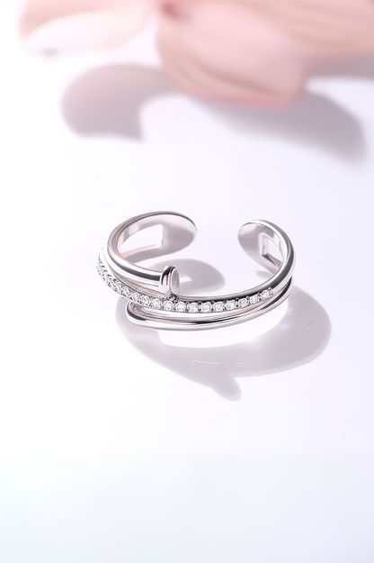 TwineBar Adjustable 92.5 Sterling Silver Ring