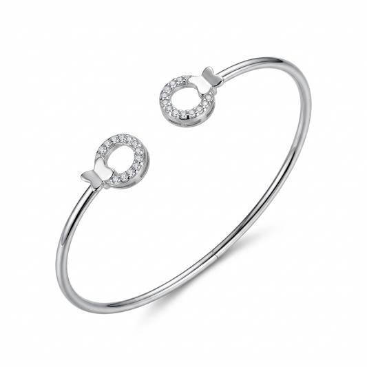silver kada bracelet