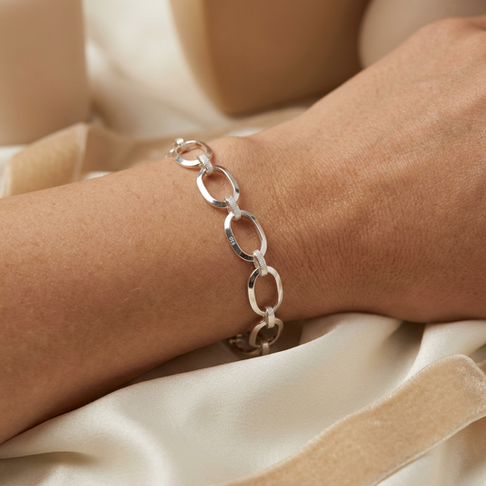 silver bracelet