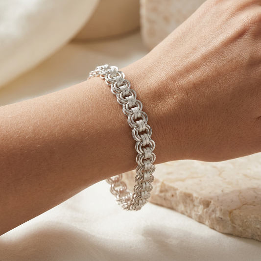 silver bracelet