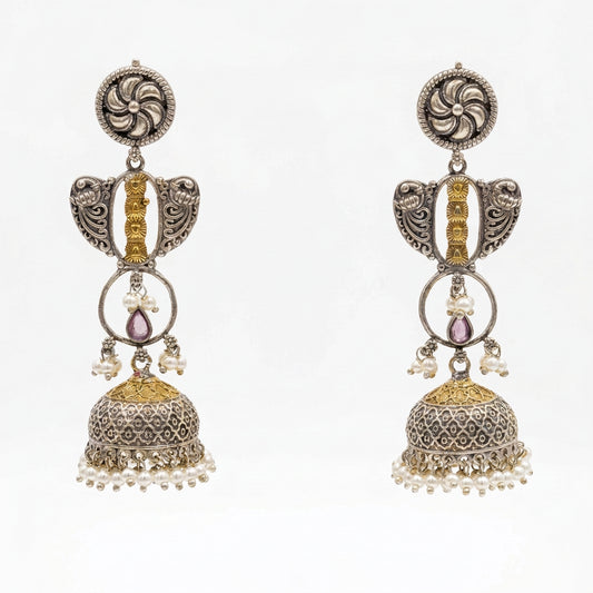 Oxidised Jhumki