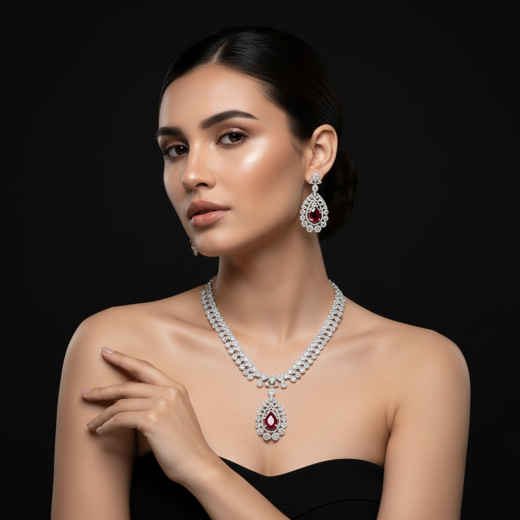 DIAMOND NECKLACE SET