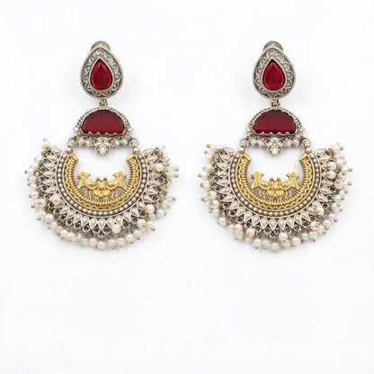 Oxidised Earring