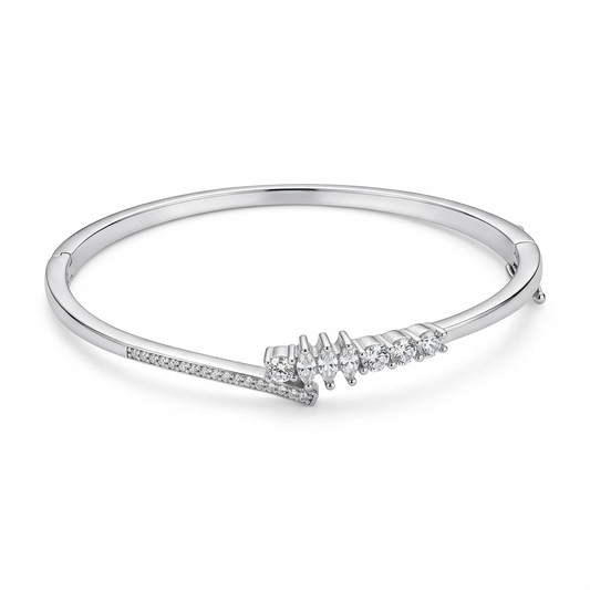 silver kada bracelet