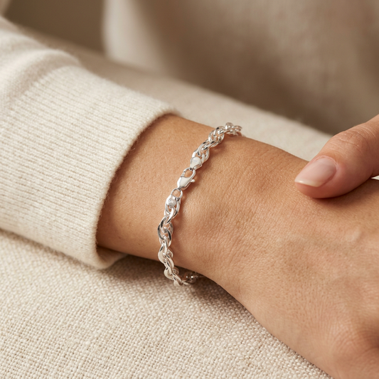 silver bracelet
