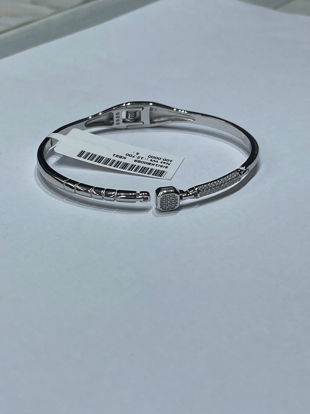 silver kada bracelet