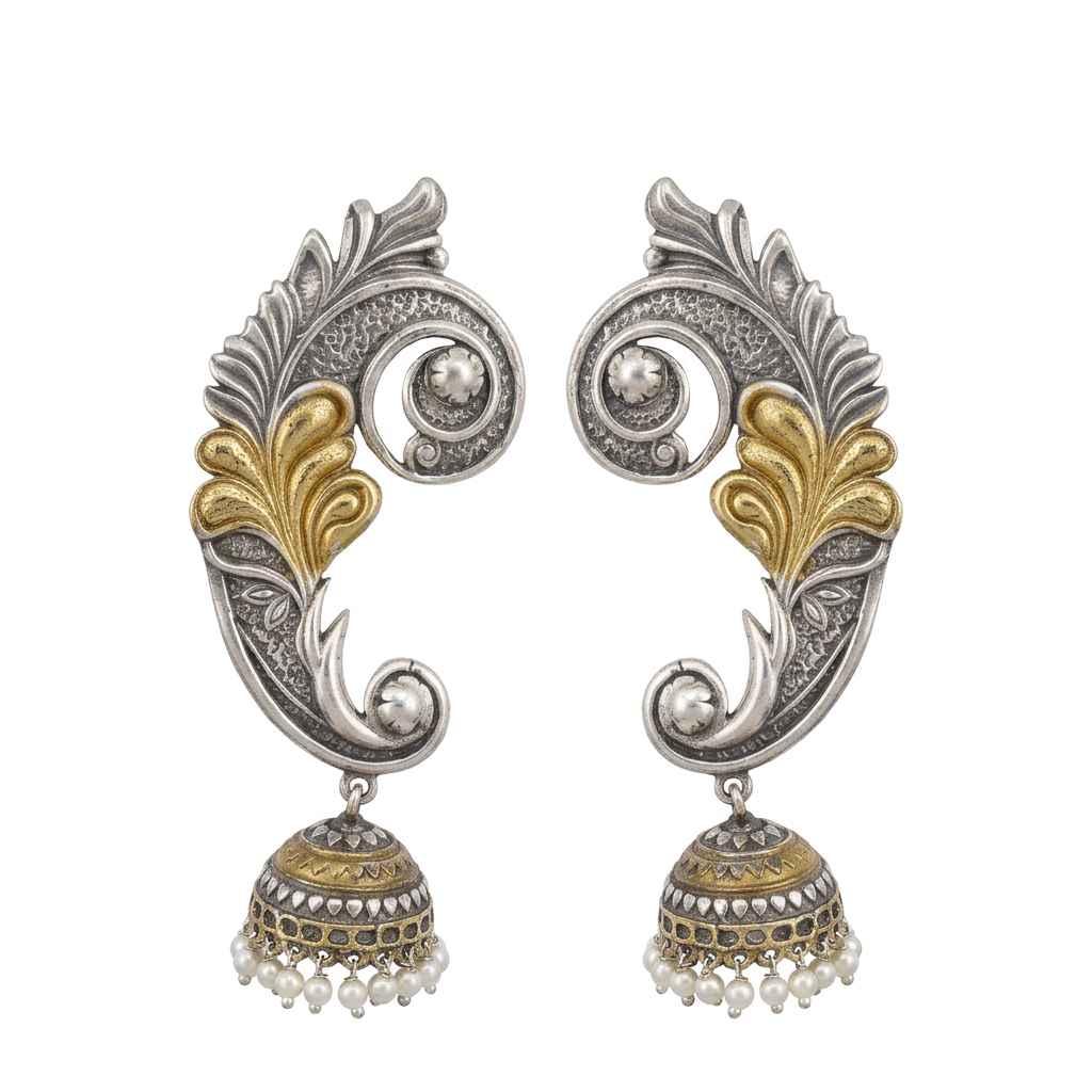 Oxidised earrings