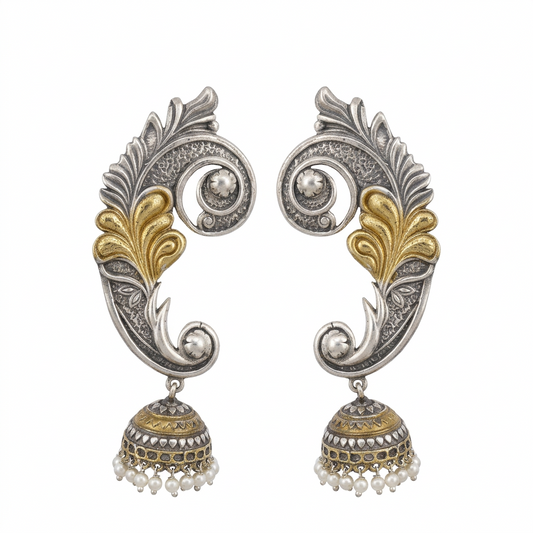 Oxidised earrings