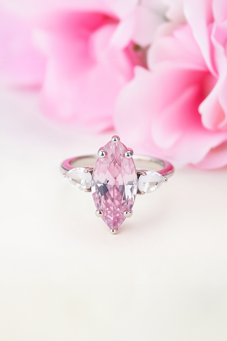 Blush Marquise 92.5 Sterling Silver Ring