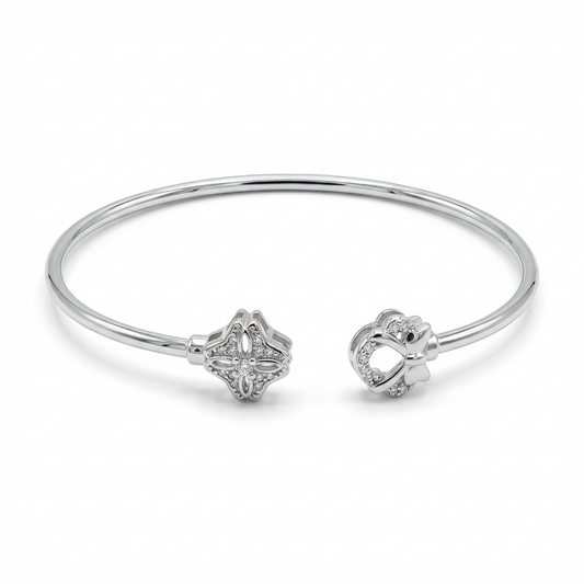 silver kada bracelet