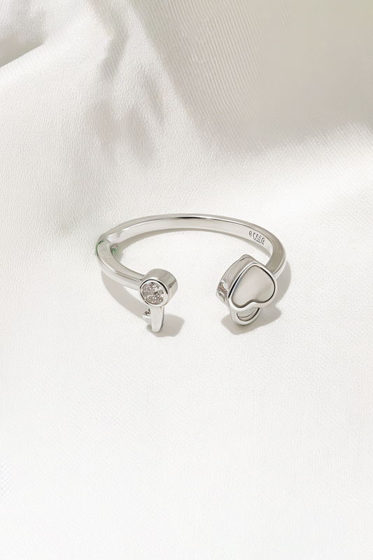 Key to My Heart 92.5 Sterling Silver Ring