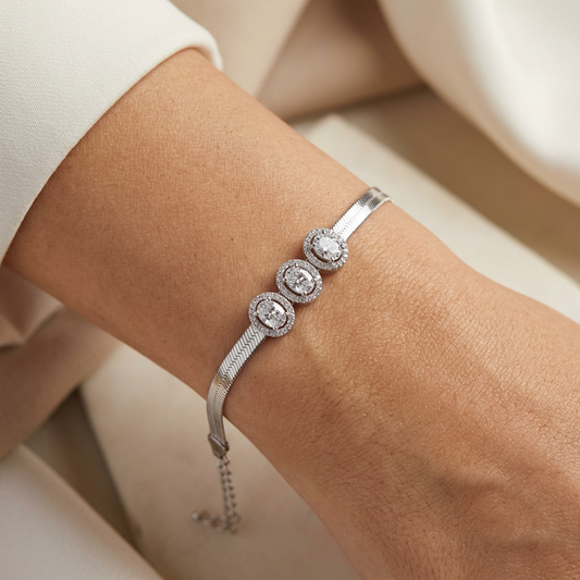 silver bracelet