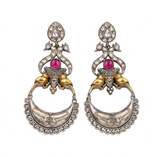 Oxidised Earrings