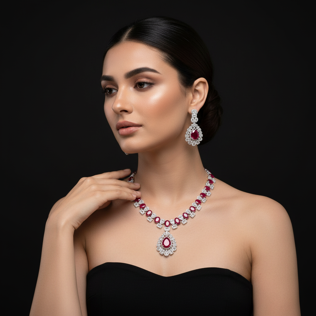 DIAMOND NECKLACE SET