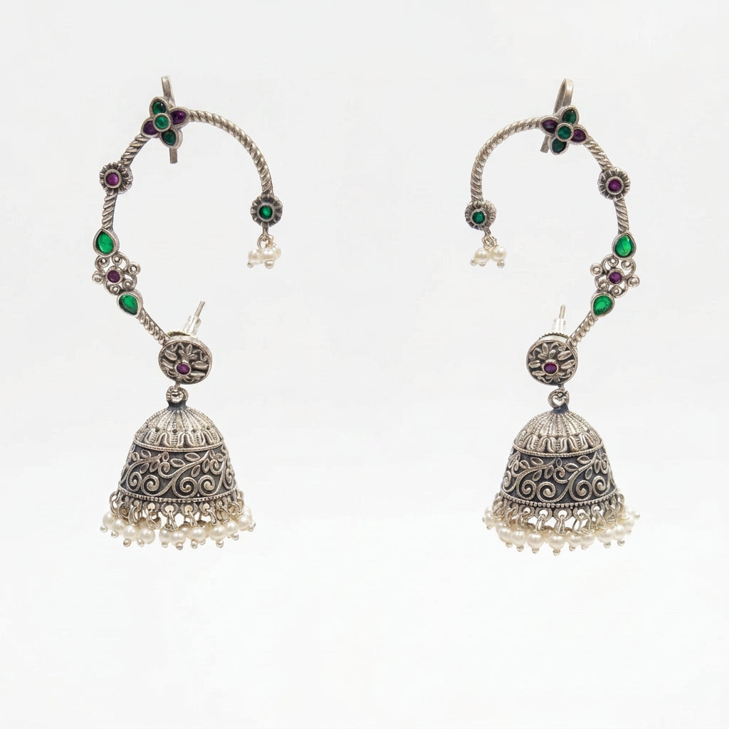 Oxidised Earcuffs