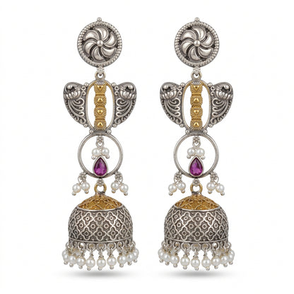 Oxidised Jhumki