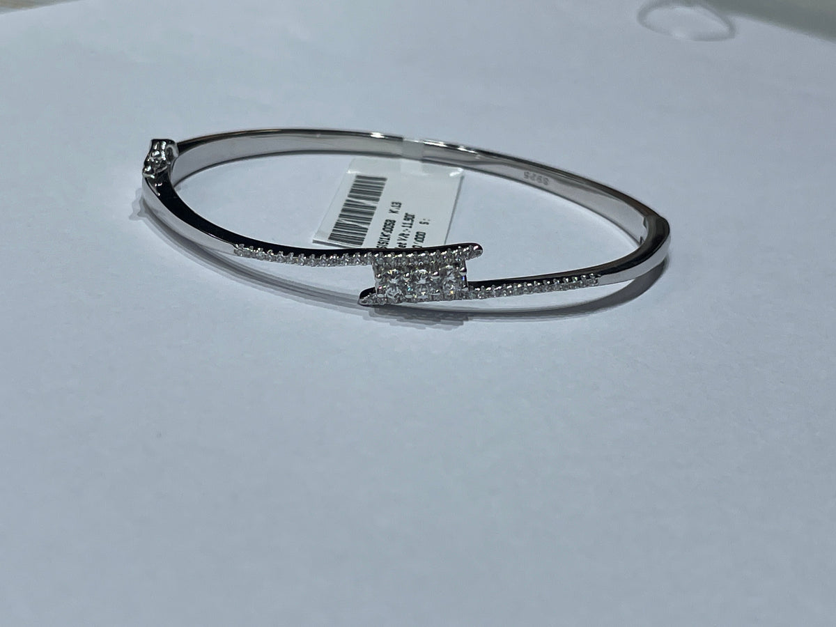 silver kada bracelet