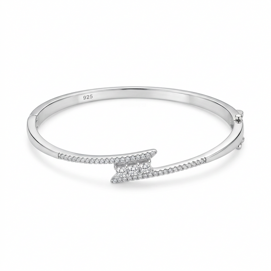 silver kada bracelet