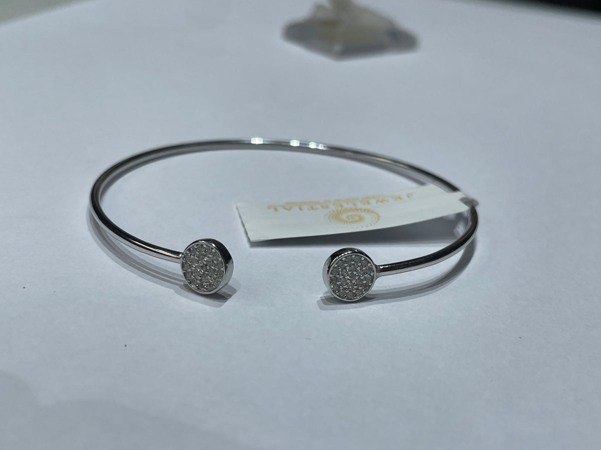 silver kada bracelet