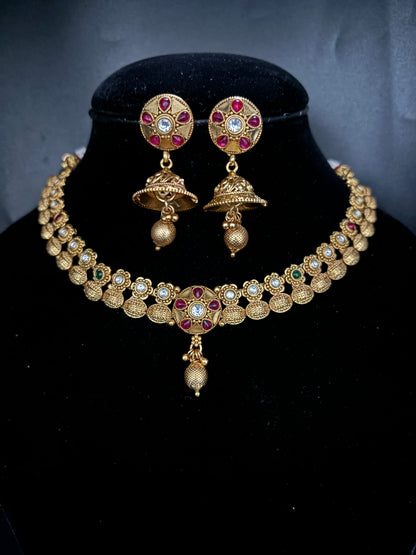Ornate Antique Necklace Set