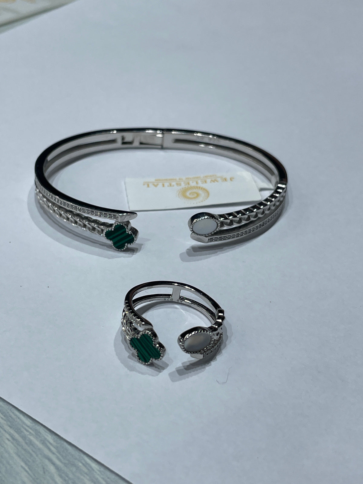 silver kada bracelet