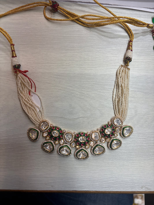 KUNDAN NECKLACE SET