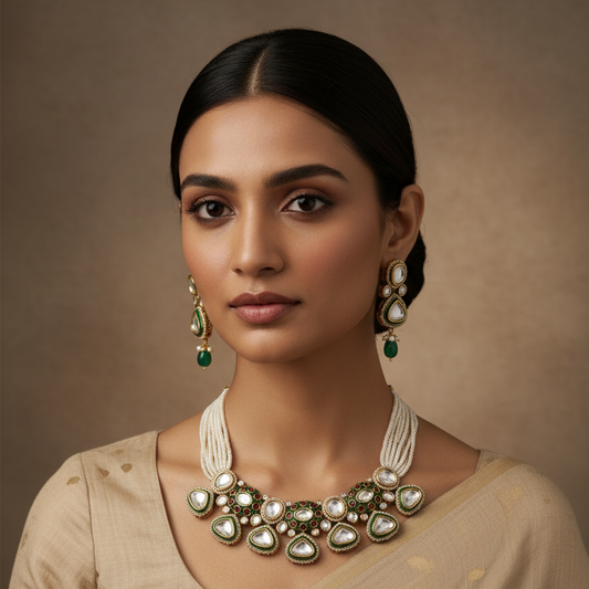 KUNDAN NECKLACE SET