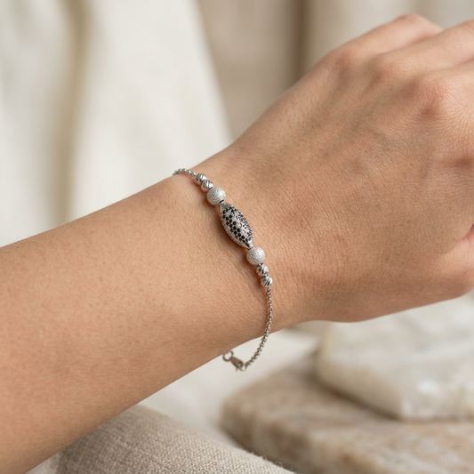 silver bracelet
