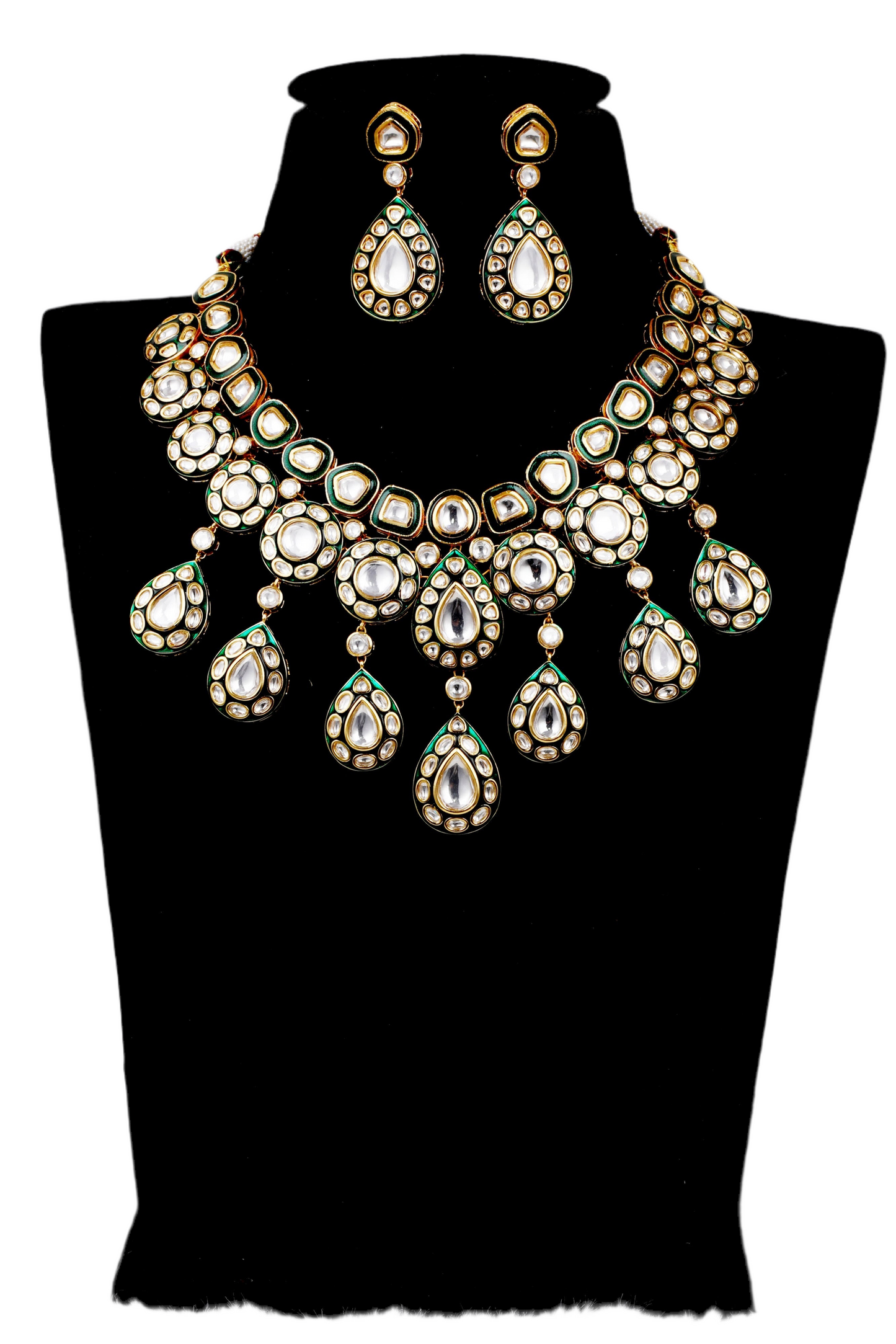 Kundan-Polki Bridal Necklace set