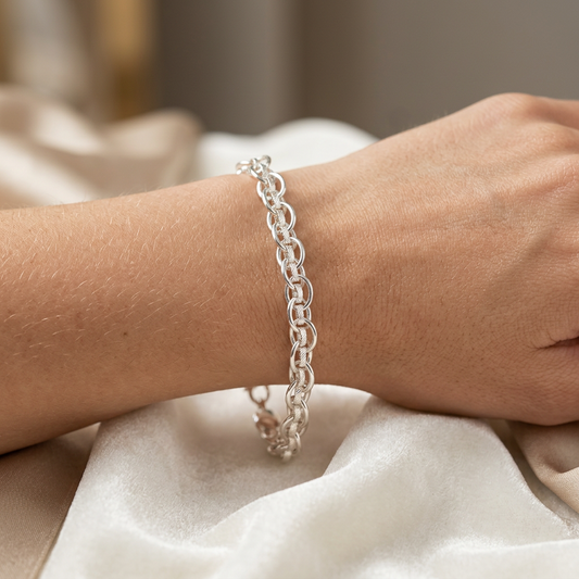 silver bracelet