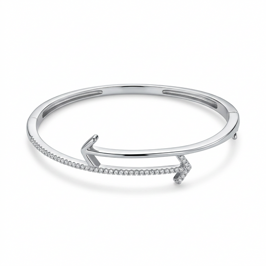silver kada bracelet
