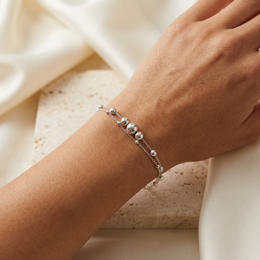 silver bracelet