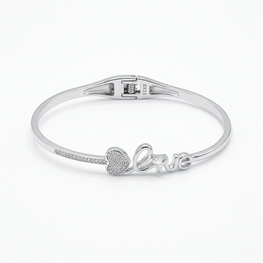 silver kada bracelet