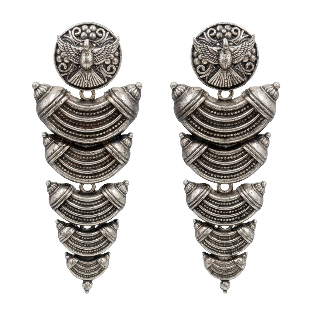 Oxidised Earrings