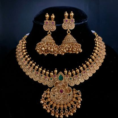 Vintage Charm Antique Necklace Set