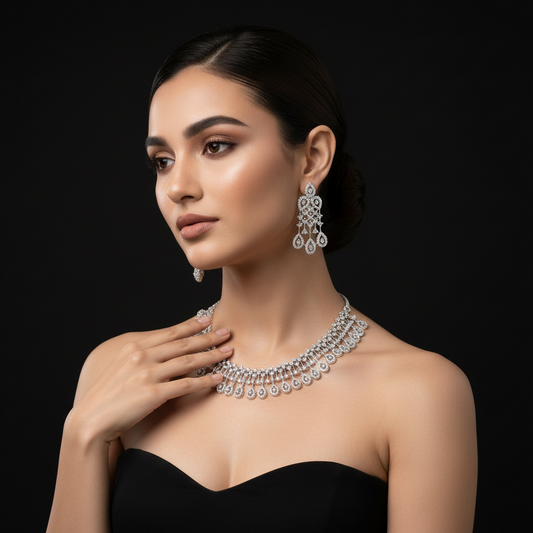 DIAMOND NECKLACE SET