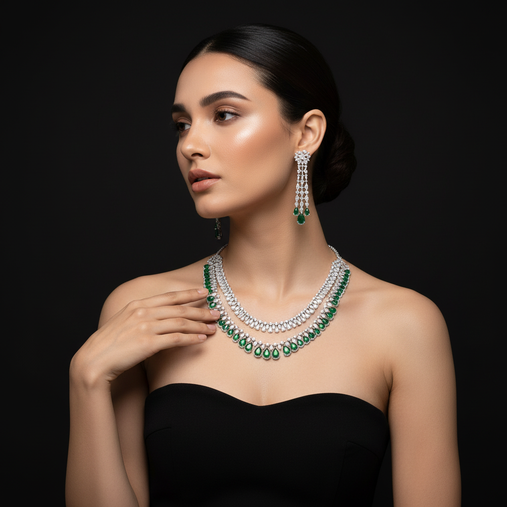 DIAMOND NECKLACE SET