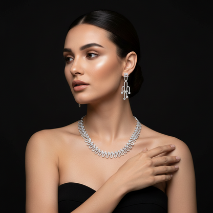 Diamond Necklace Set